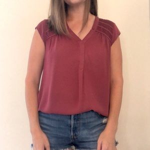 Fuschia Daniel Rainn Top